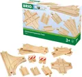 Produktbild: BRIO World 33307 Schienen- Und Weichensortiment - 11 Weichen Aus Buchenholz Holz