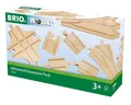 Produktbild: BRIO World 33307 Schienen- und Weichensortiment - 11 Weichen aus Buchenholz...