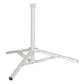 Produktbild: AKTIVE 53760 Sonnenschirmständer mit 3 klappbaren Beinen, 79 x 69 x 57 cm, weiß
