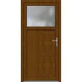 Produktbild: Kunststoff-Nebeneingangstür K 501 Golden Oak 98 cm x 198 cm Anschlag Rechts