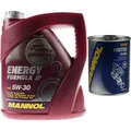 Produktbild: 4L MANNOL Motoröl ENERGY FORMULA JP 5W-30 Motorspülung Motor Flush