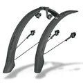 Produktbild: SKS GERMANY VELOFLEXX 65 Set 29'' Schutzblech-Set (Spritzschutz für Mountain- und Citybikes, für Reifenbreiten 52-60 mm, Verstellbarer Rahmenadapter, inkl. Klettverschlüsse und Spanngummis)