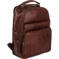 Produktbild: The Chesterfield Brand Austin Business-Rucksack Leder 39 cm Laptopfach - Braun
