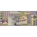Produktbild: Fußmatte SALONLOEWE Gr. 2, lila (violett, gemustert), B:75cm H:7mm L:120cm, Polyamid, Teppiche, Fußmatte
