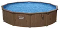 Produktbild: Bestway® Hydrium™ Stahlwandpool Komplett-Set mit Sandfilteranlage Ø 490 x 130 cm, Holz-Optik (Palisander), rund