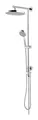 Produktbild: Schulte DuschMaster Rain Classic mit Umsteller, Kopfbrause rund - chrom