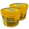 Produktbild: 2 er Pack Garnier Fructis Haarkur Banana Hair Food 3in1 Maske Trockenes Haar 2 x 400ml