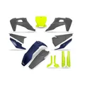 Produktbild: UFO Plastikset Für Husqvarna TC, Neon Gelb, Blau Und Grau, Neu