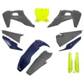 Produktbild: Verkleidungskit UFO PLAST 11-teilig dunkelgrau / neongelb / dunkelblau