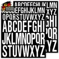 Produktbild: Selbstklebende Vinylbuchstaben 2er-Set für DIY Dekor Basteln wetterfest Weiß