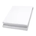 Produktbild: Walimex pro Stoffhintergrund 2,85 x 6 m weiß, Fotohintergrund aus Polyester 120 g/m², Hintergrund aus Stoff mit Tunnel für Hintergrundsystem, Backdrop ideal für Fotostudio