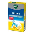 Produktbild: (28,04€/1kg) Wick Zitrone & Menthol ohne Zucker, Hals-Bonbon, 46g Packung
