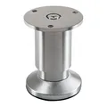 Produktbild: SOTECH Möbelfuß Terra Höhe 80 mm Alu gebürstet Schrankbein höhenverstellbar bis max. 15 mm, belastbar bis 250 kg