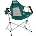 Produktbild: KingCamp Campingstuhl Orchid Schaukel Stuhl Camping Sessel Verstellbar Alu 120kg Petrol Green