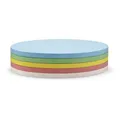Produktbild: Magnetoplan Kommunikationskarten selbstklebend, 250 Stück, 5-farbig sotiert, Ovale 110 x 190 mm
