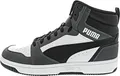 Produktbild: Puma Rebound V6 Buck Sportschuhe für Erwachsene, Unisex, Weiß/Schwarz/Grau (Shadow Gray Asphalt), 42.5 EU