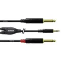 Produktbild: Cordial CFY1,5WPP Audio Adapterkabel [1x Klinkenstecker 3.5 mm - 2x