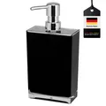 Produktbild: bremermann Seifenspender XL mit ca. 500 ml Füllmenge, Kunststoff eckig, schwarz