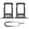 Produktbild: iPHONE 13 PRO / MAX SIM KARTEN HALTER TRAY ADAPTER FACH STECKER SLOT PIN GRAPHIT