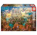 Produktbild: Educa Puzzle Puzzle Stadt der Träume 8000 Teile, Puzzleteile