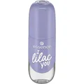 Produktbild: essence gel nail colour 17 I lilac YOU, langanhaltender Nagellack, schnelltrocknend, farbintensiv, glänzend, Expressergebnis, hellviolett, 8 ml