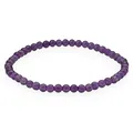 Produktbild: Lebensquelle Plus Mini Kugelarmband | 4mm | Hochwertiges Edelsteinarmband (Amethyst)