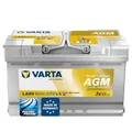 Produktbild: VARTA Professional Dual Purpose AGM (LA80) 12V 80Ah 800A - Nassbatterie für Wohnmobile, Wohnwagen & Boote - Resistente Starter- & Versorgerbatterie hoher Energiebedarf - Bleisäurebatterie wartungsfrei