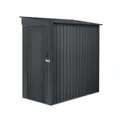 Produktbild: FLORAWORLD Gerätehaus, Metall, BxHxT: 172 x 190 x 103 cm (Außenmaße inkl. Dachüberstand) - grau