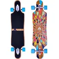 Produktbild: Apollo Longboard, Komplettboard mit Deck aus Bambus & Fiberglas, High-End Board mit ABEC 9 Kugellager, Flex 2 Longboards für Jugendliche und Erwachsene, Profi-Cruiser