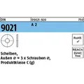 Produktbild: Scheibe Din 9021/iso 7093 6,4x18x1,6mm Edelstahl A2 Blank 1000 Stk