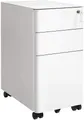 Produktbild: SONGMICS Aktenschrank Rollcontainer, Büroschrank mit Rollen, Stahl Schreibtisch, Unterschrank, abschließbar, Dokumente, Hängeregistratur