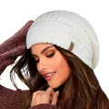 Produktbild: Damen Beanie Mütze Warme Wintermütze mit Weichem Innenfutter Gefütterte Stric...