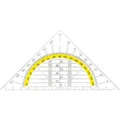 Produktbild: TSI Geodreieck 46318, 16 cm Hypotenuse, mit Griff