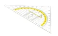 Produktbild: Geodreieck mit Griff 16 cm transparent Art. 46318