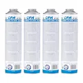 Produktbild: CFH Universaldruckgasdose AT 2000 – 4 Stück, Druck Gas Dose mit Anschraubgewinde nach DIN EN 417, Propan/Butan-Gasgemisch (30%/70%), 4x Inhalt 330 g, Für Gasgeräte mit Schraubanschluss nach DIN 521