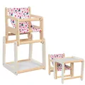 Produktbild: Puppenhochstuhl mit Tisch 2in1 von Goki