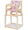 Produktbild: goki 51483 - Hochstuhl als Zubehör für Puppen mit Tisch - im modernen farbenfroh