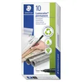 Produktbild: 10 STAEDTLER Lumocolor Folienstifte schwarz 0,6 mm permanent