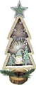 Produktbild: TrendLine Deko Aufsteller Holz Tannenbaum 30 x 6 x 14 cm grün weiß