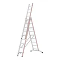 Produktbild: Hymer Mehrzweckleiter dreiteilig, 3x9 Sprossen