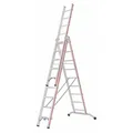 Produktbild: Hymer Mehrzweckleiter dreiteilig Aluminium