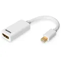 Produktbild: DIGITUS DisplayPort Adapterkabel, mini DP - HDMI Typ A St/Bu, 0.15m, DP 1.1a kompatibel, CE, we