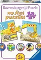 Produktbild: Ravensburger my first Puzzle Tierische Baustelle 9 x 2 Teile