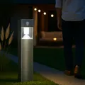 Produktbild: MeLiTec Solar LED Gartenleuchte, Wegeleuchte, mit Bewegungsmelder, SO31-SO32 (Edelstahl, eckig)
