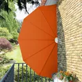 Produktbild: Faltbarer Terrassen-Seitenfächer Terracotta-Rot 200 cm