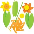 Produktbild: Narzissen Windrad- Set  (pro Set 6) Bastelsets