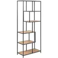 Produktbild: Actona Regal Seaford Holzoptik Schwarz, Braun Schwarz / Eiche