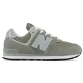 Produktbild: New Balance Unisex für Kinder. GC574V1 Leder Turnschuhe 574 grau (38), Wohnung, Schnürsenkel, Lässig, Kinderbekleidung