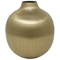 Produktbild: LaLe Living Vase, Gold, Metall, 22 cm, Dekoration, Vasen, Metallvasen