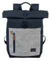 Produktbild: travelite Basic Rollup Backpack Rucksack Tasche Marine / Grey Blau